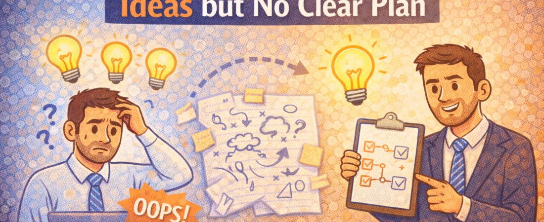 What I Did When I Had Ideas but No Clear Plan