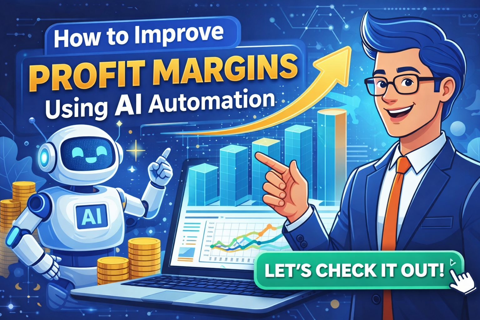 How to Improve Profit Margins Using AI Automation