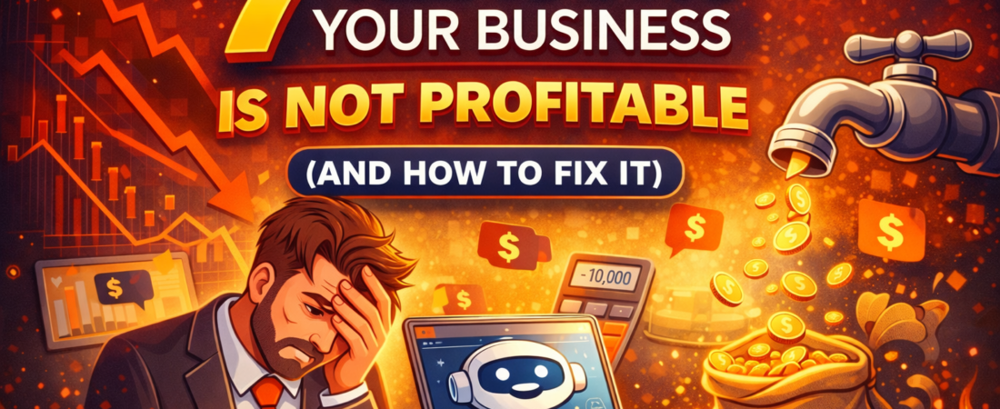 7 Reasons Your Business Is Not Profitable (And How to Fix It)